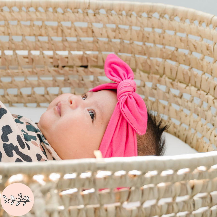 Solid Knotted Baby Headband