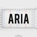 Rainbow Stars Personalized Crib Sheet