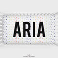 Rainbow Stars Personalized Crib Sheet