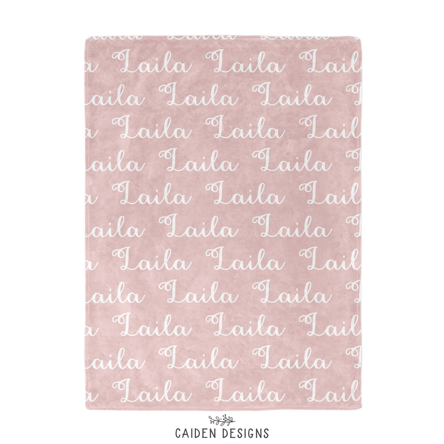 Summer Personalized Name Blanket