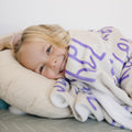 Sunshine Block Name Personalized Blanket