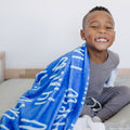 Sunshine Block Name Personalized Blanket
