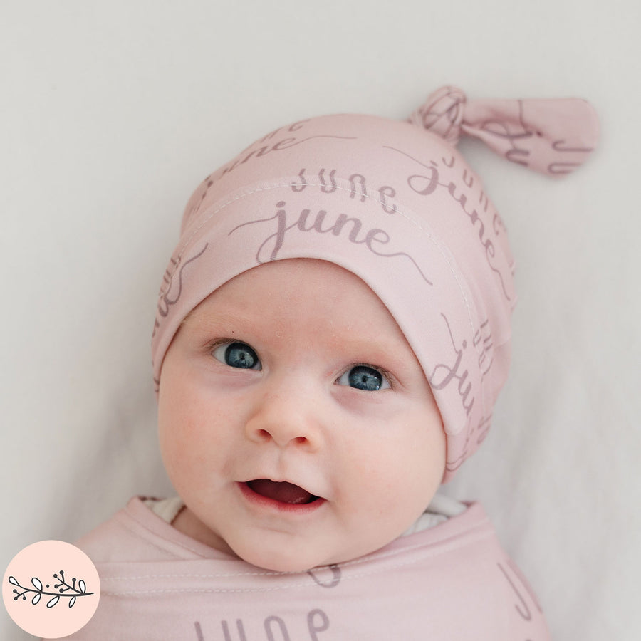 Sunshine Duo Name Personalized Baby Hat