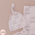 Sunshine Duo Name Personalized Baby Hat