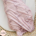 Sunshine Duo Personalized Name Baby Swaddle Blanket
