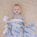 Sweet Stars Name Personalized Blanket