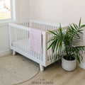 Swirly Name Personalized Crib Sheet