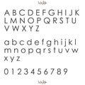 Thin Block Personalized Name Crib Sheet