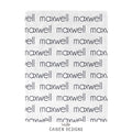Thin Block Name Personalized Blanket