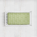 Thin Block Personalized Name Crib Sheet