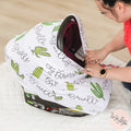 Tropical Cactus Multi-Use Baby Car Seat Cover