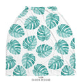 Monstera Leaves Multi-Use Baby Car Seat Cover