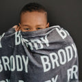 Uppercase Name Blanket