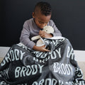 Uppercase Personalized Name Blanket