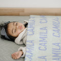 Uppercase Personalized Name Blanket