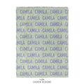 Uppercase Personalized Name Blanket
