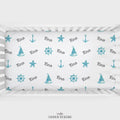 Watercolor Nautical Personalized Crib Sheet