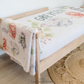 Watercolor Safari Personalized Kids Blanket