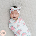 Watermelon Baby Swaddle Blanket