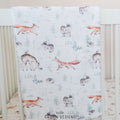 Woodland Animals Personalized Baby Blanket