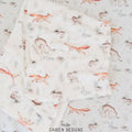 Woodland Animals Personalized Baby Blanket