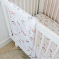 Woodland Animals Personalized Crib Sheet