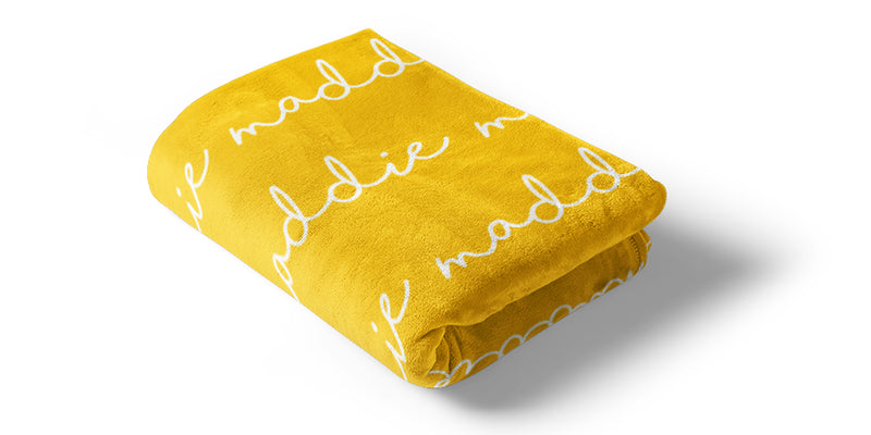 Trend Alert: Personalized Name Blankets