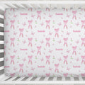Butterfly Ballet Personalized Crib Sheet