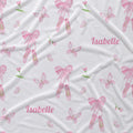 Butterfly Ballet Personalized Crib Sheet