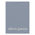 Classic Personalized Name Baby Blanket