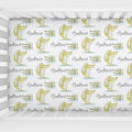 Personalized Alligator Mini Crib Sheet