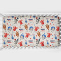 Little Football Fan Personalized Crib Sheet