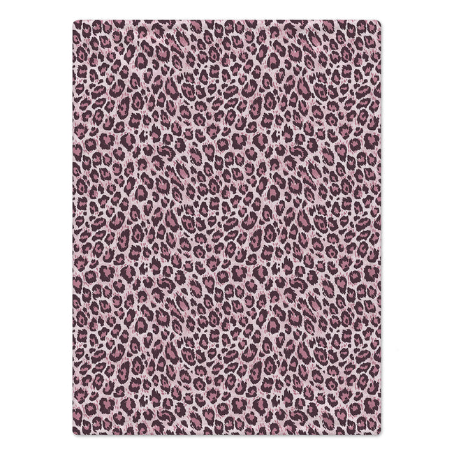 Blush Safari Spots Personalized Pink Leopard Baby Blanket