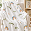 Rainbows & Butterflies Personalized Blanket