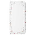 Personalized snowman twin fitted sheet with watercolor snowmen and Christmas gifts