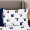 Varsity Repeat Personalized Name & Number Pillowcase