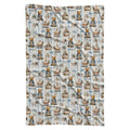 Vintage Teddy Bear Personalized Swaddle Blanket
