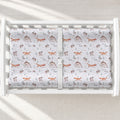 Woodland Animals Personalized Changing Pad Cover, featuring sweet forest friends and your baby’s name for a cozy, storybook-inspired nursery.