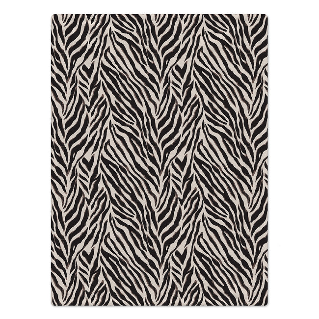 Personalized Zebra Print Baby Blanket