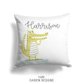 'Gator' Alligator Personalized Pillow