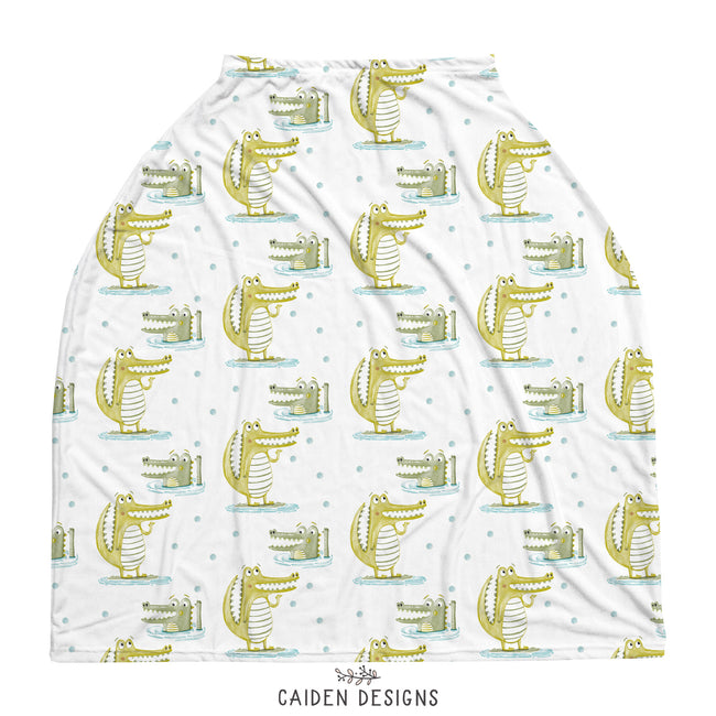 gator pattern baby car seat cover