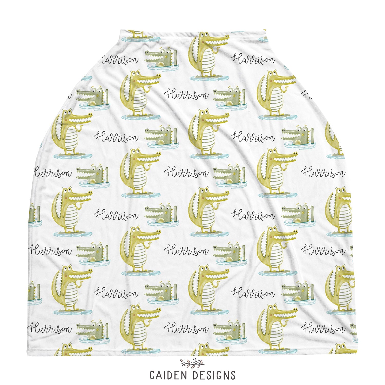 Alligator Baby Car Seat Cover Caiden Designs