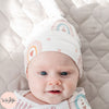 Boho Rainbow Personalized Baby Hat
