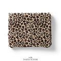 Brown Leopard Print Baby Blanket - SHIPS NEXT DAY