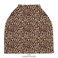 Brown Leopard Print Multi-Use Baby Car Seat Cover - SHIPS NEXT DAY