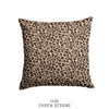 Brown Leopard Print Custom Pillow