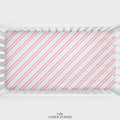 Candy Stripes Personalized Crib Sheet