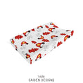 Dalmatian Firefighter Personalized Changing Pad Cover