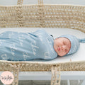 Handwritten Personalized Name Baby Swaddle Blanket