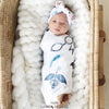 Wizard Personalized Knit Baby Swaddle Blanket